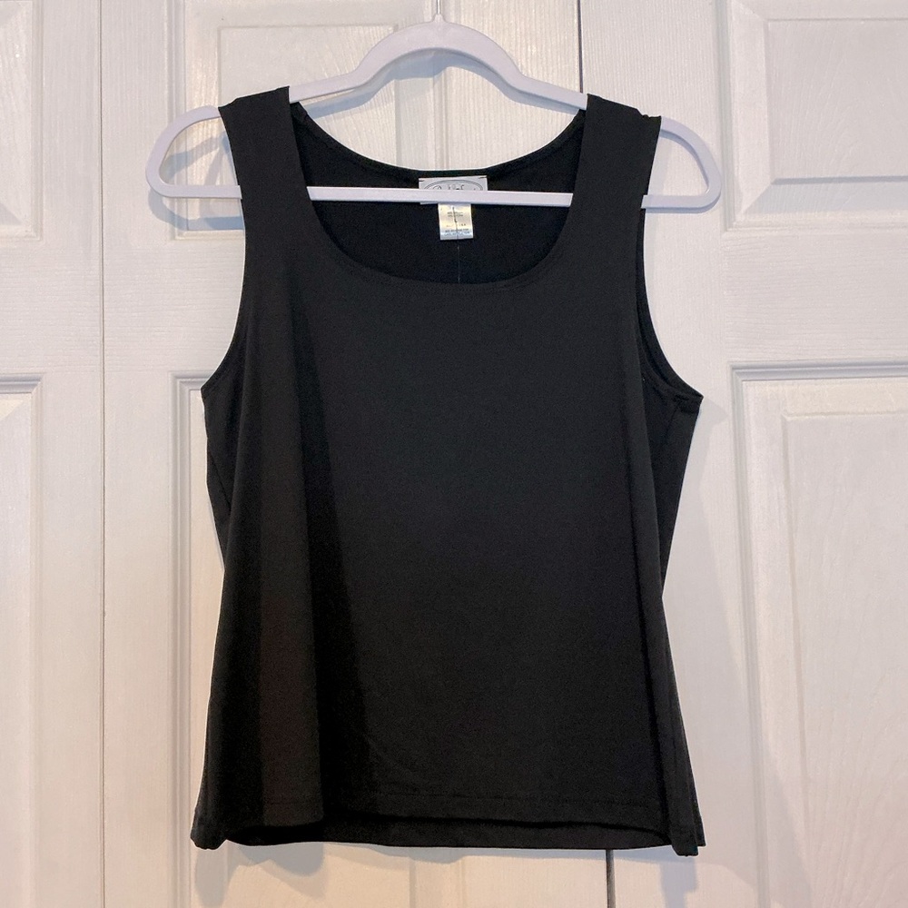 🐸 NWT Pamela Stewart Black Tank Top - Size Large